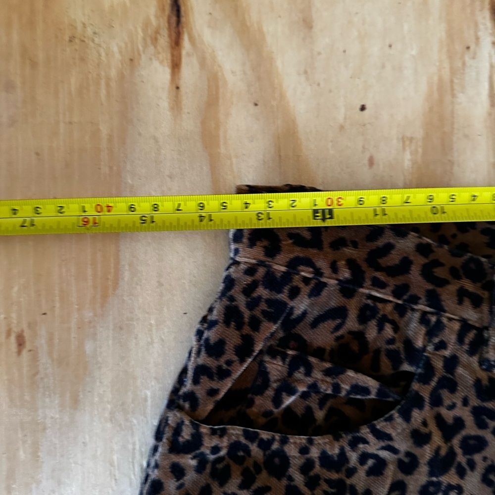 Jones New York Sport Leopard Corduroy Pants 8 - Picture 5 of 8